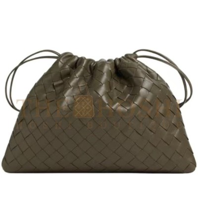 BOTTEGA VENETA BV DUSTBAG NOTTE INTRECCIATO LEATHER POUCH BAG CROSSBODY BAG SIZE 32*1*23CM MASTER QUALITY 